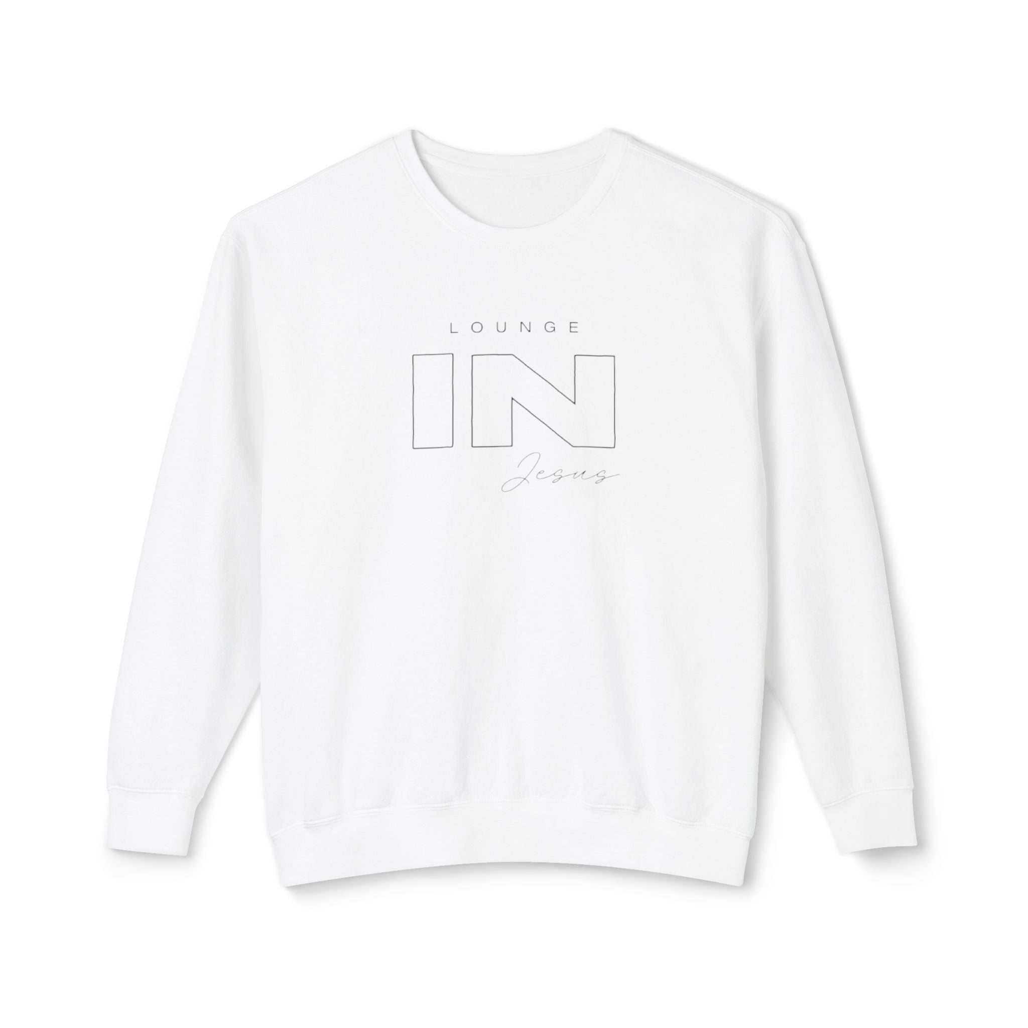 Lounge IN Jesus Unisex Crewneck Sweatshirt
