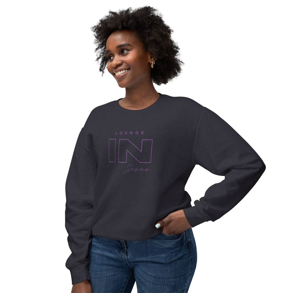 Lounge IN Jesus Unisex Crewneck Sweatshirt