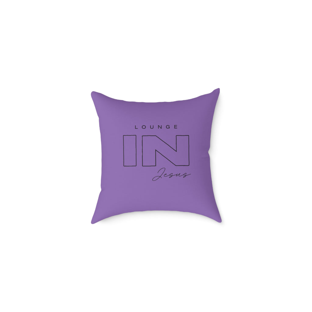 Lounge IN Jesus Pillow-Purple