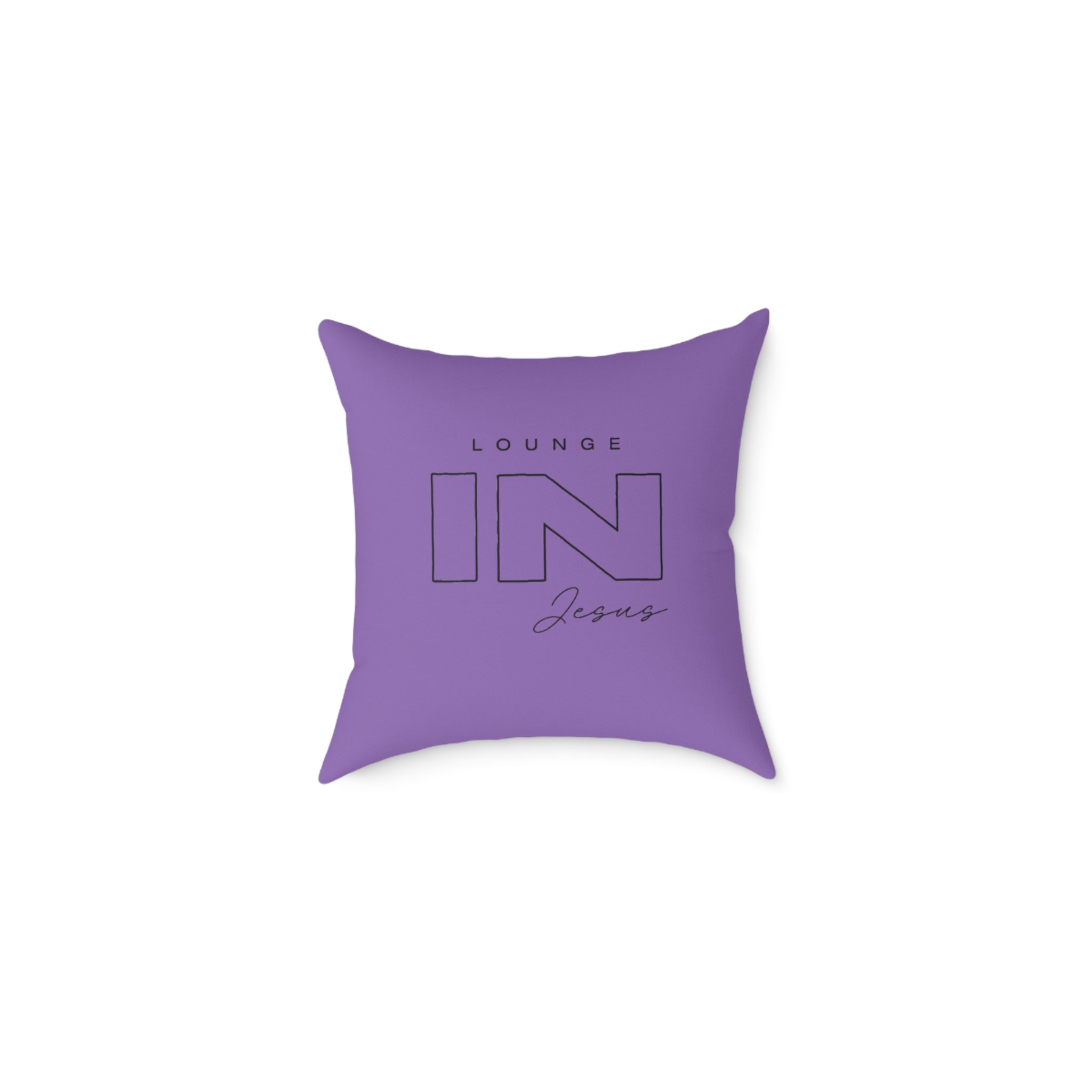 Lounge IN Jesus Pillow-Purple