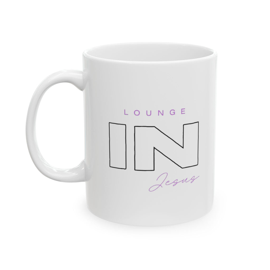 Lounge IN Jesus Ceramic Mug