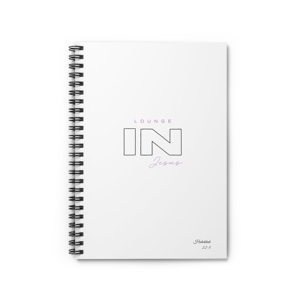 Lounge IN Jesus Spiral Notebook