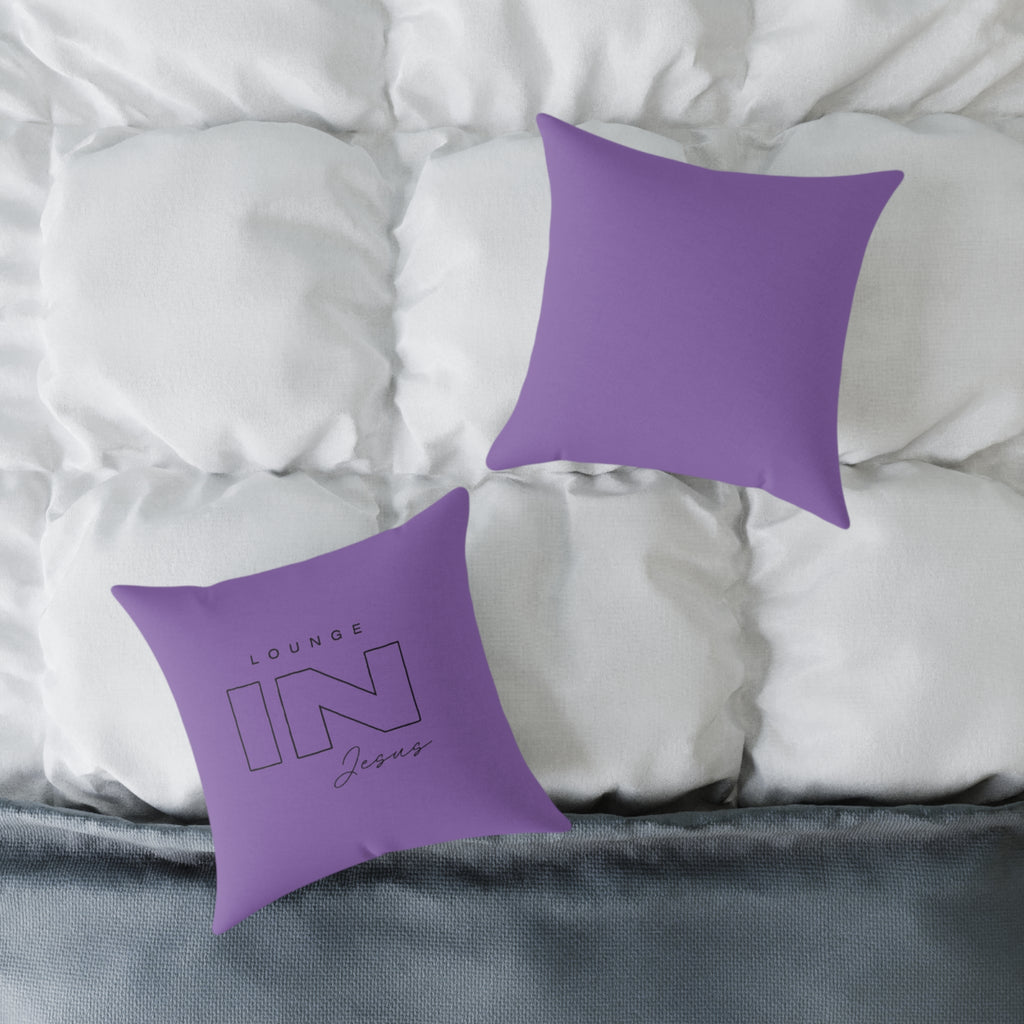 Lounge IN Jesus Pillow-Purple