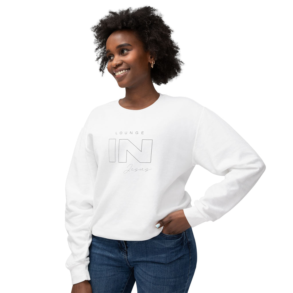 Lounge IN Jesus Unisex Crewneck Sweatshirt